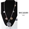 Boccadamo NUOVAda179€ BOCCADAMO COLLANA DONNA ARGENTO 925 ALTA BIGIOTTERIA PENDENTI ROSONI