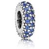 Pandora Ciondolo Pandora Distanziatore In pavè Blu Scintillante 791359NCB Charm Zirconi