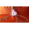 Bijoux COLLANA DONNA MOD. LE CAROSE BAMBOLINA VESTITINO METALLO COLOR ARGENTO DORATO