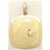 MEDAGLIETTA SACRA ANGIOLETTO IN ORO 18 CT 750