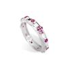 Amen ANELLO AMEN I ROSARI AROBR IN ARGENTO 925 COLORE ARGENTO CON CRISTALLI FUCSIA MI