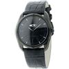 Chronotech OROLOGIO UOMO DONNA CHRONOTECH SLIM SOTTILE CINTURINO PELLE NERO LEATHER WATCH