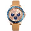 Mark Maddox Orologio Multifunzione Uomo Mark Maddox MC0014-37 Cassa Rosata Ghiera Blu Pelle