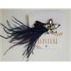 TenySeven SPILLA STELLA COMETA amore coccarda perline handmade gioiello accessorio donna
