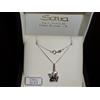 Collana oro bianco 750 18 kt con ciondolo angelo in oro bianco 750 18 kt nuovo