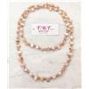 TBT-gioielli Moderna Collana Lunga Madreperla da Donna,Perle,Pietre Dure,Cristalli Beige