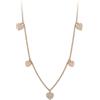 2Jewels Collana Donna Shine Cuori Oro Rosa Lunga 251761