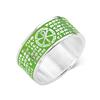 Amen ANELLO AMEN PNS03 PADRE NOSTRO COLORE VERDE 20