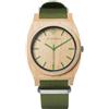 AB AETERNO "Route Green" Legno Acero Swiss Quarzo Verde Tessuto Unisex Orologio