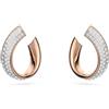 Swarovski Orecchini Swarovski Exist a Cerchio Piccoli 5636448 Earrings Oro Rosa Cristalli