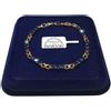TBT gioielli Bracciale Tennis Infinito Donna pl oro Giallo 18k Blu con cristalli Swarovski