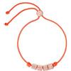 DoDo Bracciale Dodo Simboli AMO DBC3001_LETAM_RORAG Cordino Arancione Oro Rosa