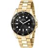 Chronostar OROLOGIO CHRONOSTAR Captain UOMO R3753291001 WATCH ACCIAIO Dorato oro 42 mm nero