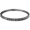 Amen BRACCIALE RIGIDO AMEN SCHIAVA BRPN IN BRUNITO CON PREGHIERA PADRE NOSTRO INCISA
