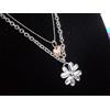 Sweet Years NUOVA C13-40 Sweet Years Jewels Collana Pendente Cuore e Fiore Donna Acciaio