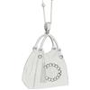 Boccadamo Collana Donna BOCCADAMO MYA GRIFFE con Borsa Pendente Logata e Swarovski