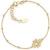 Amen Bracciale con Sfere Donna AMEN BRAH in Argento 925 con Angelo e Cuore Traforato