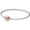 PANDORA Bracciale Pandora Moments Rigido chiusura Sferica 580713 Oro Rosa Bracelet