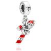Pandora Charm Pandora Disney Bastoncino Di Zucchero con Mickey Mouse 797500EN09 Argento