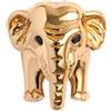 Christina London Charm CHRISTINA in Argento 925 Placcati in Oro con Elefante e Zaffiri