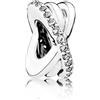 Pandora Ciondolo Pandora Distanziatore Linee Intrecciate Scintillanti 791994CZ Charm