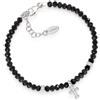 Amen BRACCIALE DONNA AMEN PEPITE IN ARGENTO 925 CON CROCE ZIRCONATA - POPCB