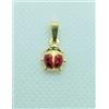 Produzione Orafa Aretina CIONDOLO PENDENTE ORO GIALLO 18KT 750 COCCINELLA X COLLANA PENDENTIF OR JAUNE