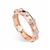 Amen ANELLO AMEN I ROSARI ARORB IN ARGENTO 925 COLORE ROSATO CON CRISTALLI BIANCHI MI