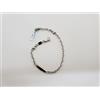 BRACCIALE DA UOMO A MAGLIA MARINA CON TARGA IN ARGENTO 925 DI 7,9 GRAMMI (0330)