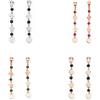 Amen Orecchini da Donna Pendenti AMEN ELEGANCE Argento 925 Stella Cuore Quadrifoglio