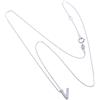 Bliss Collana Bliss Joy Letter V 20090555 Necklace Oro Bianco 9 Kt Diamante