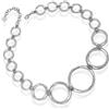 Boccadamo collana donna boccadamo XGR588 a moduli circolari dall'effetto diamentato
