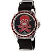 Toy Watch Orologio Unisex Solo Tempo TOYWATCH SB02BK Cinturino in Tessuto