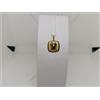 CIONDOLO MEDAGLIA SEGNO ZODIACALE GEMELLI IN ORO GIALLO 18KT 750 1,1 GRAMMI