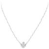 amen COLLANA AMEN CON ANGELO CLBBZ NECKLACE argento PERLE ZIRCONI DONNA