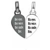 brosway CIONDOLO BROSWAY TRES JOLIE DOLCE META' CUORE SPEZZATO