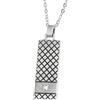 Boccadamo Collana Pendente Uomo Boccadamo AGR137 Man Steel Armband Black Cristalli
