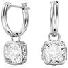 Swarovski Orecchini Swarovski Stilla Pendenti 5662919 Earrings Punto Luce Rodio Donna