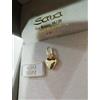 Splendido ciondolo cuore double face in oro giallo 750 18 kt NUOVO