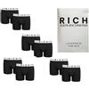John Richmond BOXER UOMO COTONE BIELASTICO CONFEZIONE 2/4/6 PEZZI JOHN RICHMOND UNDERWEAR