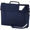 Quadra Ragazzi Ragazze Junior Blu Verde Rosso Bordeaux Scuola Libro Borsa con Cinturino