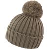Result Uomo Donna Unisex Caldo Grosso Maglia Pom Berretto Invernale Sci Con Risvolto
