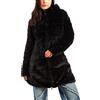 Piumino donna giaccone pelliccia reversibile double face parka TOOCOOL J81161A