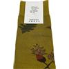 ICON LAB calzino uomo lungo fantasia FOGLIE misto cotone MADE IN ITALY