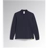 Diadora POLO ML ATLANTIS ORGANIC manica lunga Diadora Utility Blu Classic 177954 60062