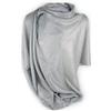 Emila Stola argento cerimonia donna elegante foulard coprispalle scialle glitter ijab
