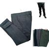 paladino - mastino Pantalone Uomo Invernale Felpato Termico classico Comodo Imbottito foderato