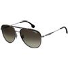 Carrera OCCHIALI DA SOLE UNISEX CARRERA 209/S 85KHA (BLACK RUTHENIUM)