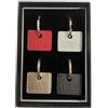 Love Moschino Set 4 Portachiavi Nero/Rosso/Argento/Oro