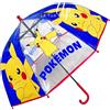 Pokemon Picachu Blu Ombrello Trasparente Poe Bambino Parapioggia per Pioggia